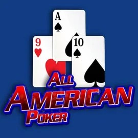 Logo of All American Poker from RTG (Reel Time Gaming) at SlotsGem Casino