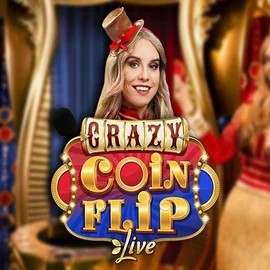 Crazy Coin Flip slot logo by Evolution at SlotsGem CasinoCrazy Coin Flip