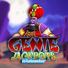 Genie Jackpots Wishmaker slot logo by Blueprint Gaming at SlotsGem CasinoGenie Jackpots Wishmaker