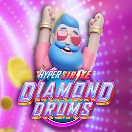 Hyper Strike Diamond Drums online game logo by Gameburger Studios on slotsgems.com.gr