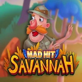 Logo of Mad Hit Savannah from RubyPlay at SlotsGem Casino