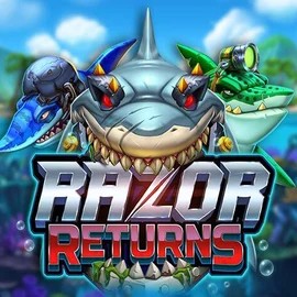 Razor Returns logo by Push Gaming at SlotsGem CasinoRazor Returns