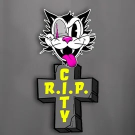 Logo of RIP City from Hacksaw Gaming at SlotsGem Casino